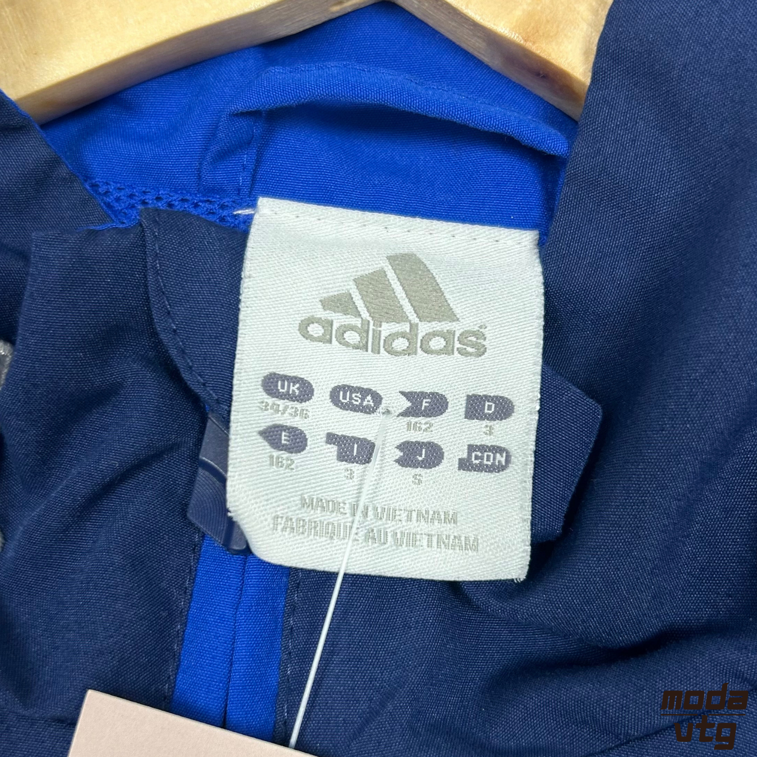 Vintage Y2K Schalke Track Jacket Blue Small Unisex Retro Adidas