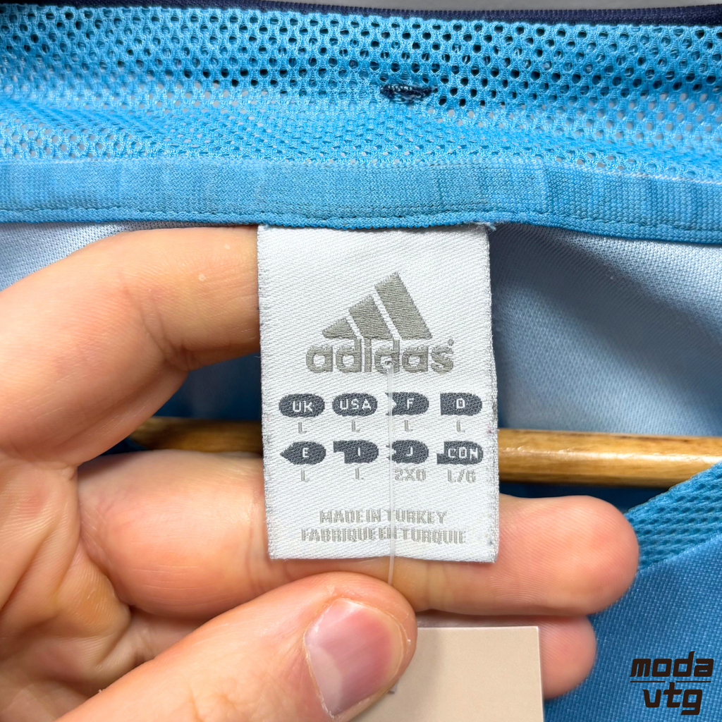 Vintage Y2K 2004/05 Marseille Away Kit Blue Large Retro