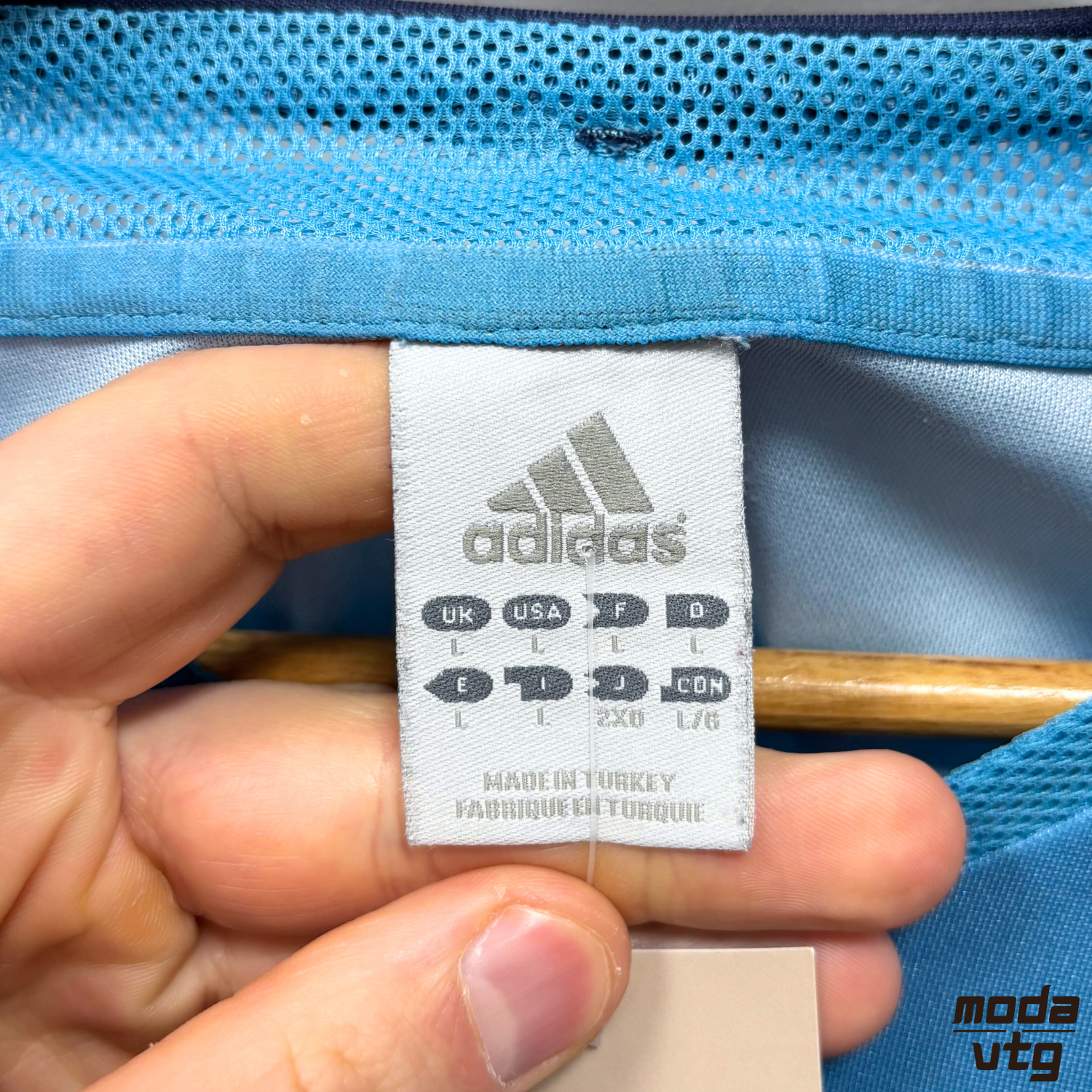 Vintage Y2K 2004/05 Marseille Away Kit Blue Large Retro