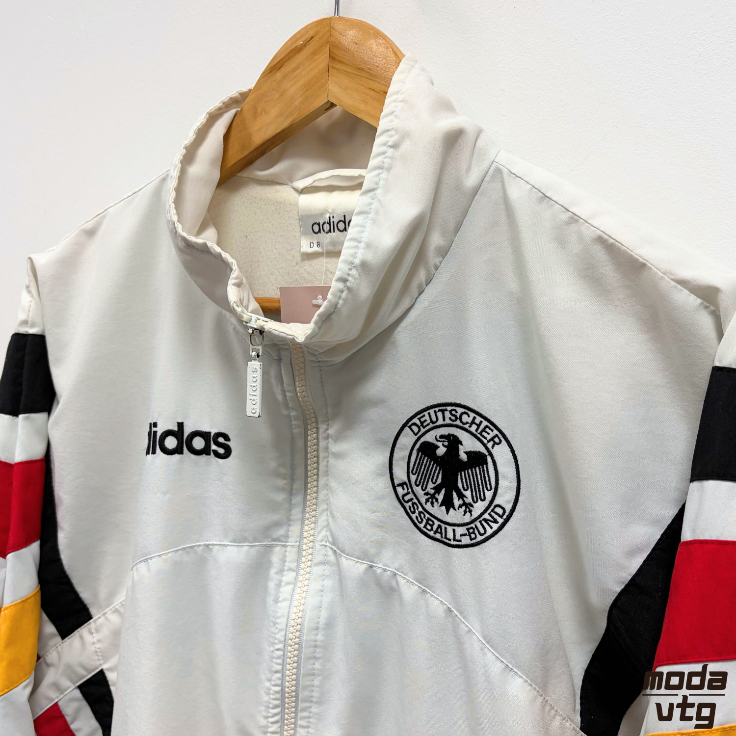 Vintage 1996 Germany Track Jacket White XL Retro