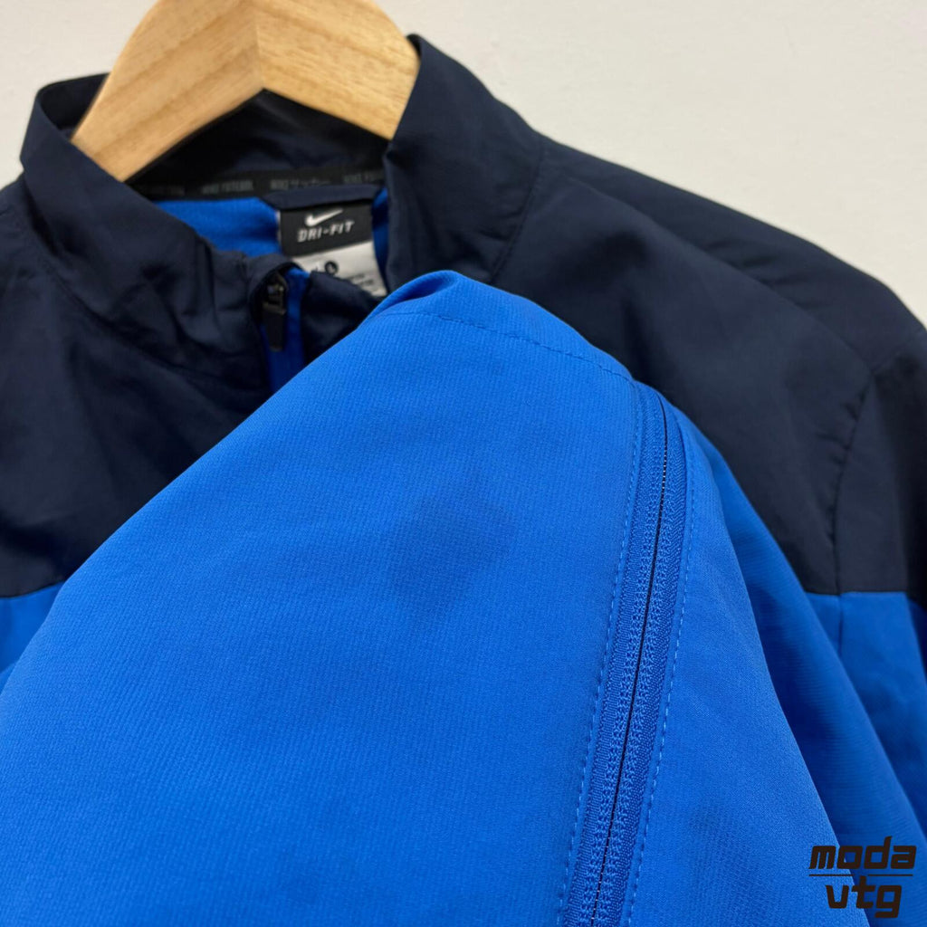 Vintage Y2K England Tracksuit Jacket Blue Large Retro Unisex Nike