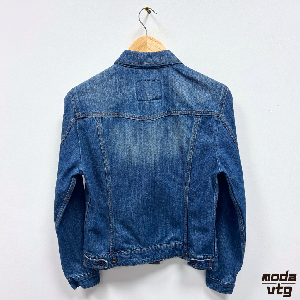Vintage Y2K Levi’s Denim Jacket Navy Women’s Small Retro