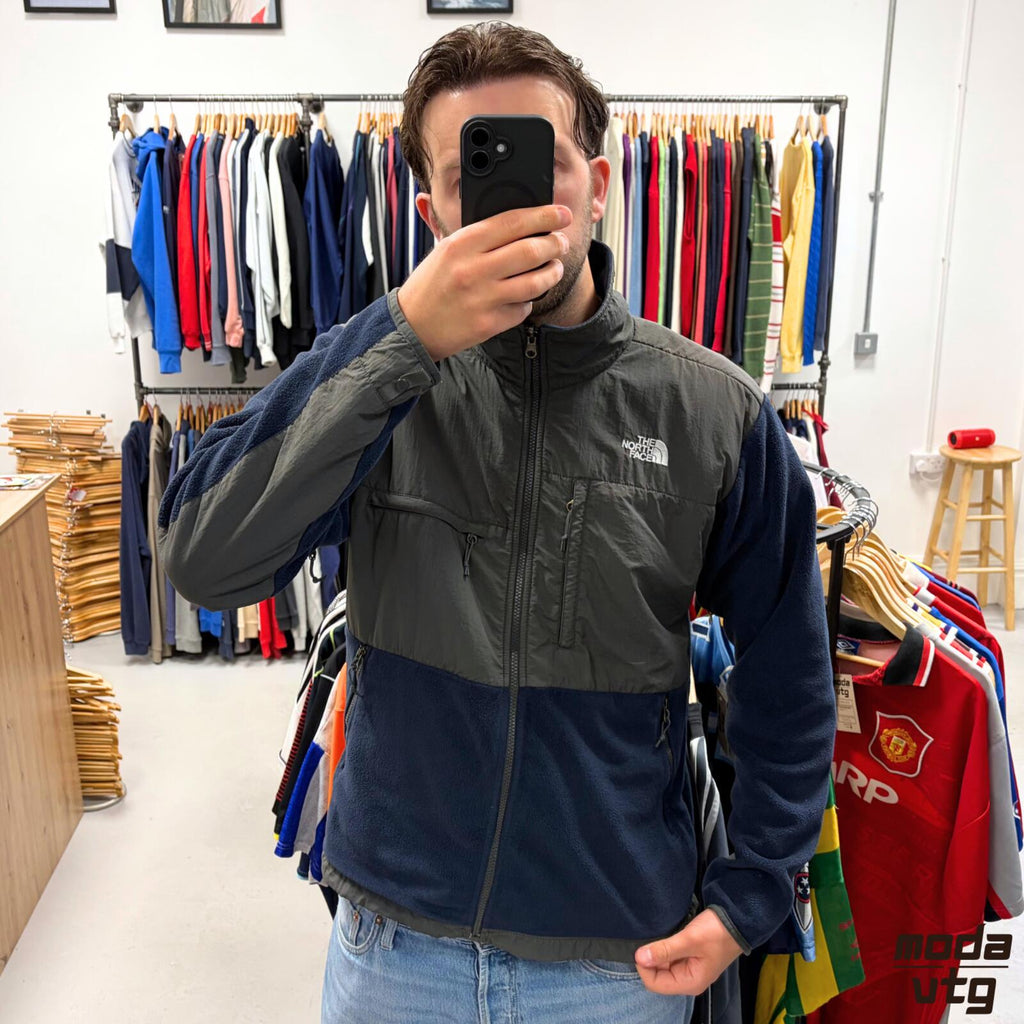 Vintage Y2K The North Face Denali Fleece Navy XL Retro Outdoors