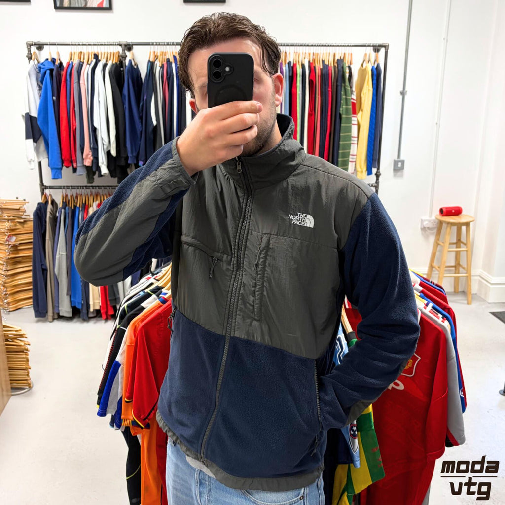 Vintage Y2K The North Face Denali Fleece Navy XL Retro Outdoors
