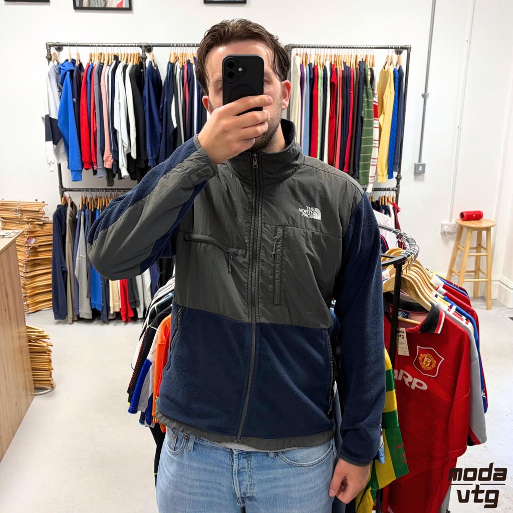 Vintage Y2K The North Face Denali Fleece Navy XL Retro Outdoors