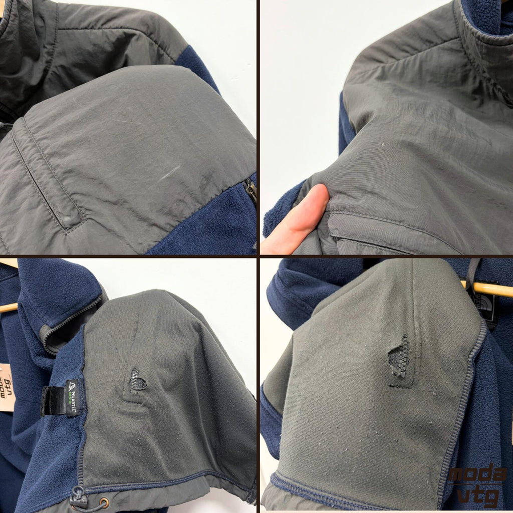 Vintage Y2K The North Face Denali Fleece Navy XL Retro Outdoors