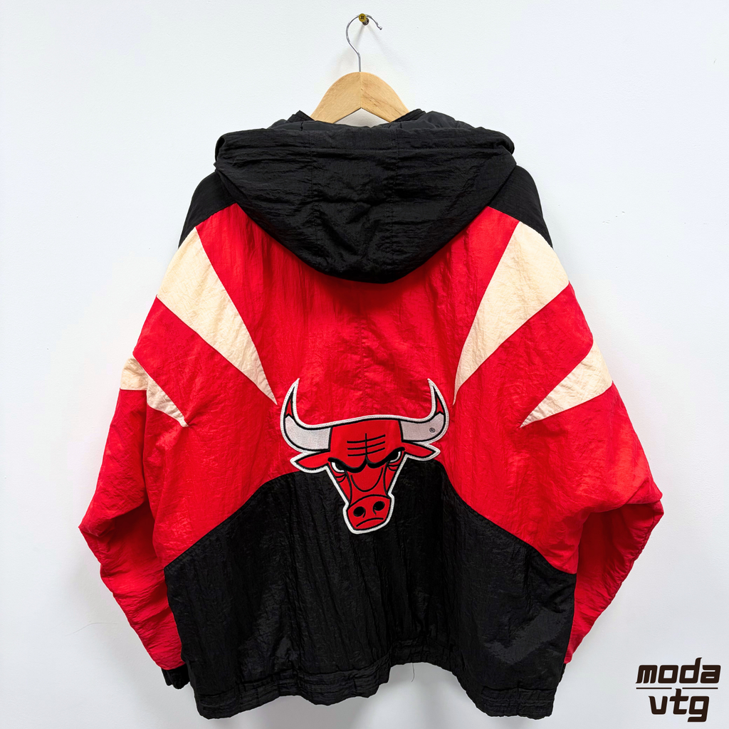 Vintage 90s Chicago Bulls Coat XXL Retro NBA Michael Jordan Apex