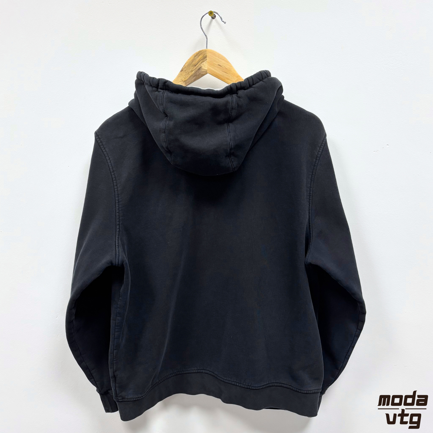 Vintage Y2K Lacoste Hoodie Black Small Full Zip Retro