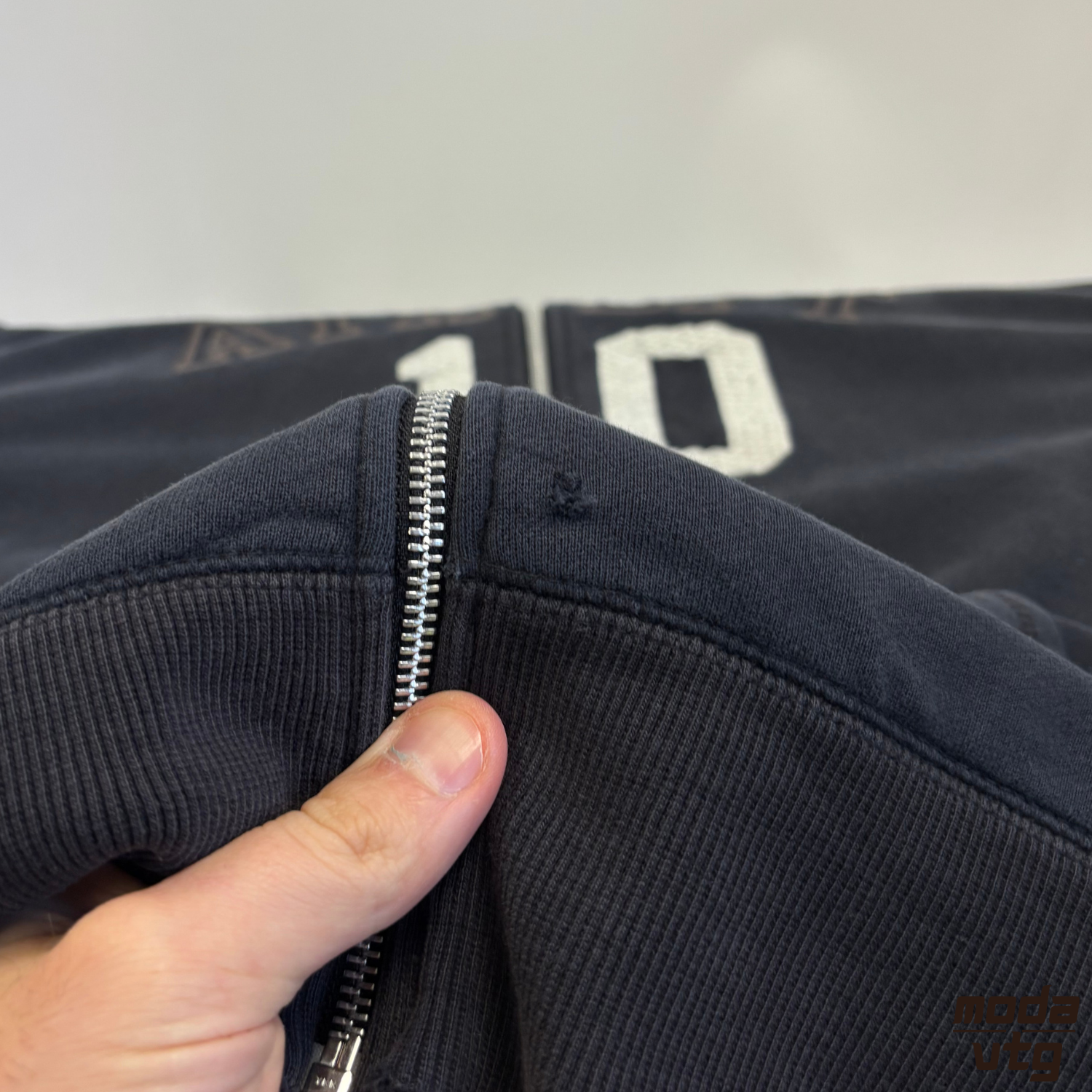 Vintage Y2K Nike Hoodie Navy Large Full Zip Embroidered