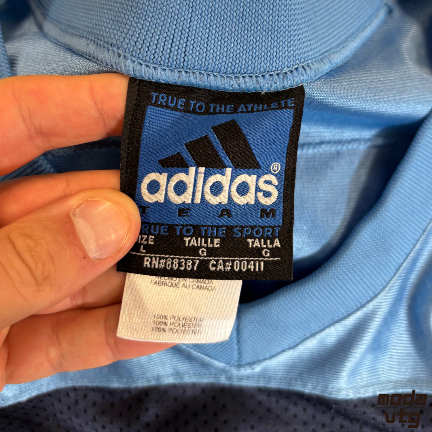 Vintage Y2K Adidas Tennessee Titans Jersey Blue Large #27 Eddie George NFL