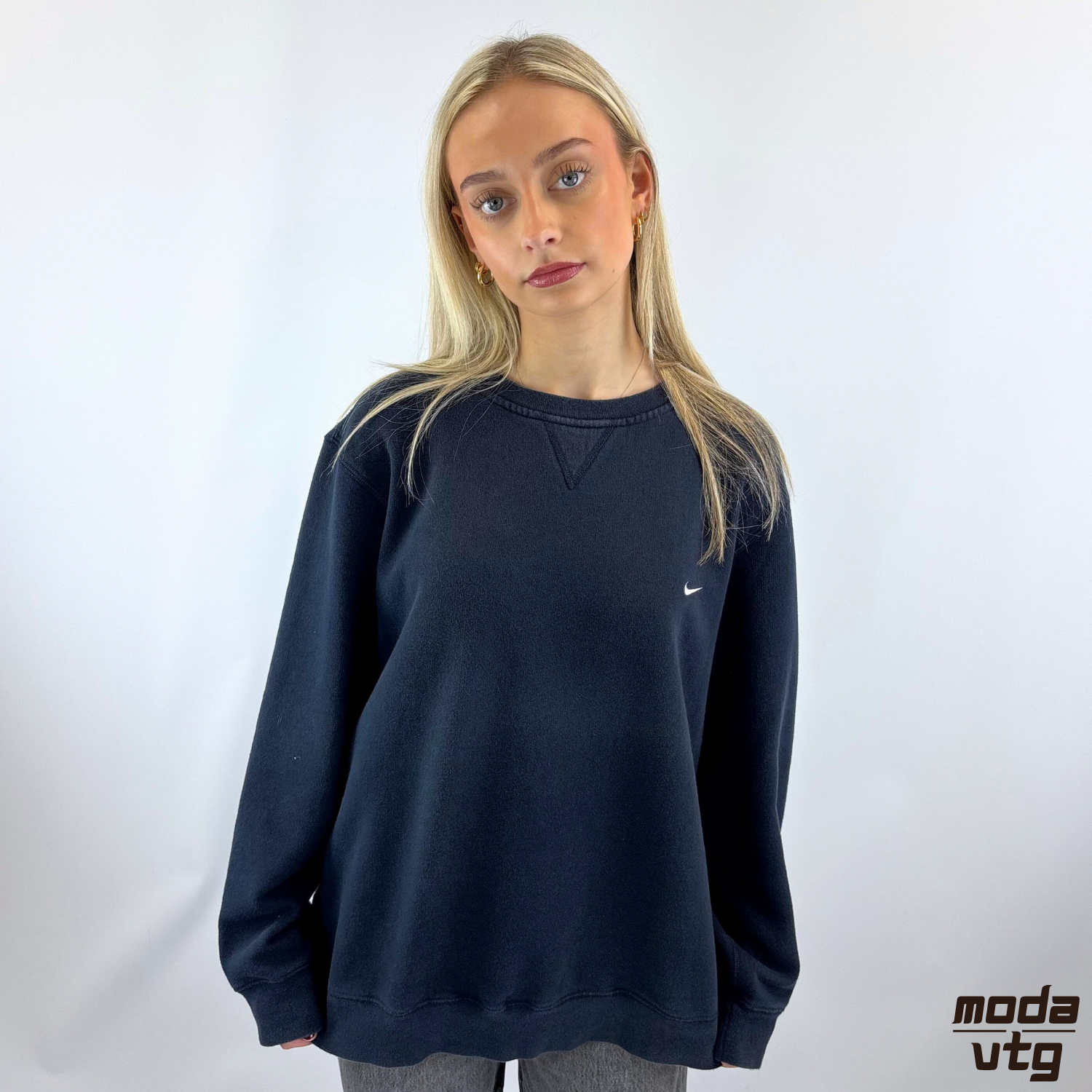 Vintage Y2K Vintage Y2K Nike Sweatshirt Navy Large Crewneck