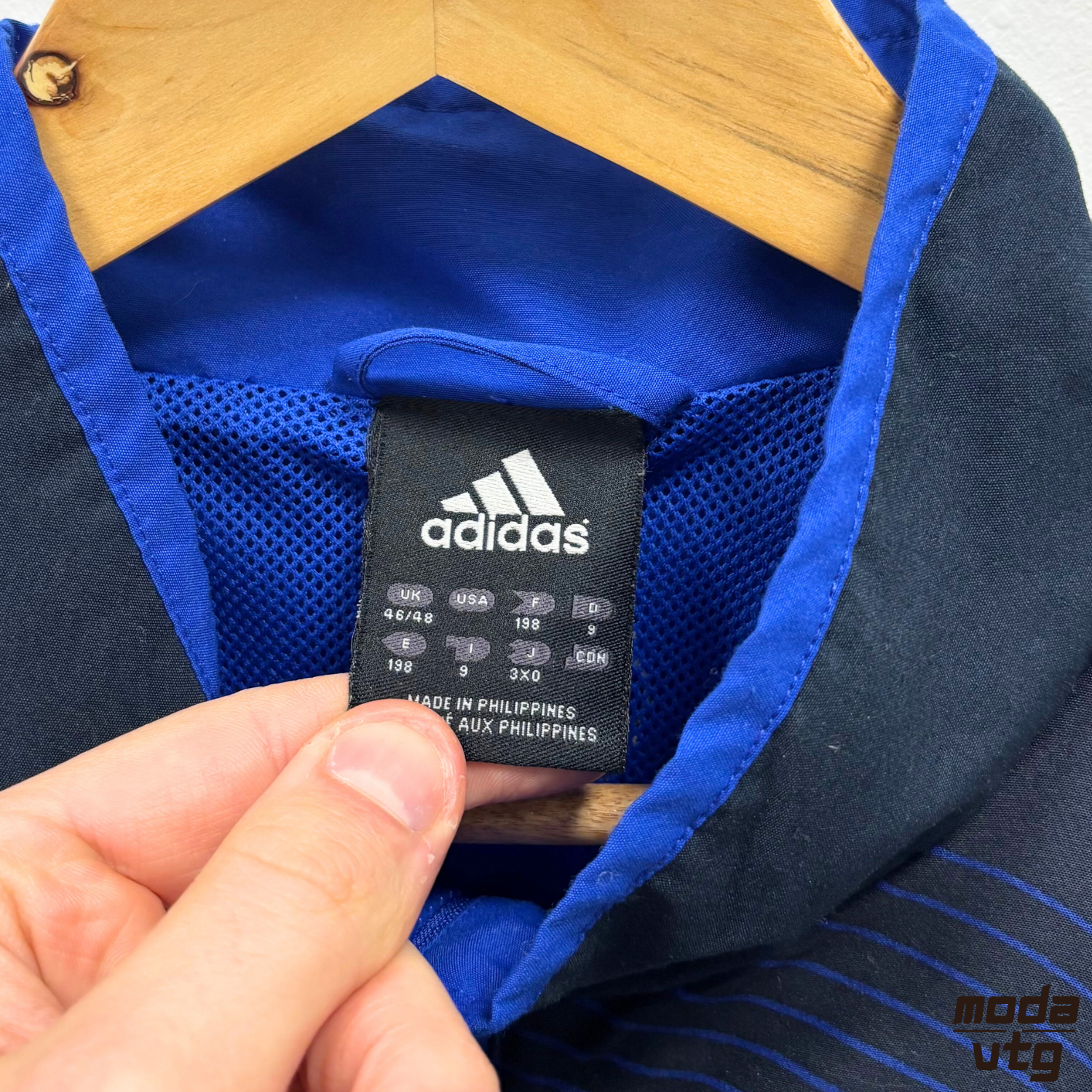 Vintage Y2K Adidas Track Jacket Navy XL Teamgeist