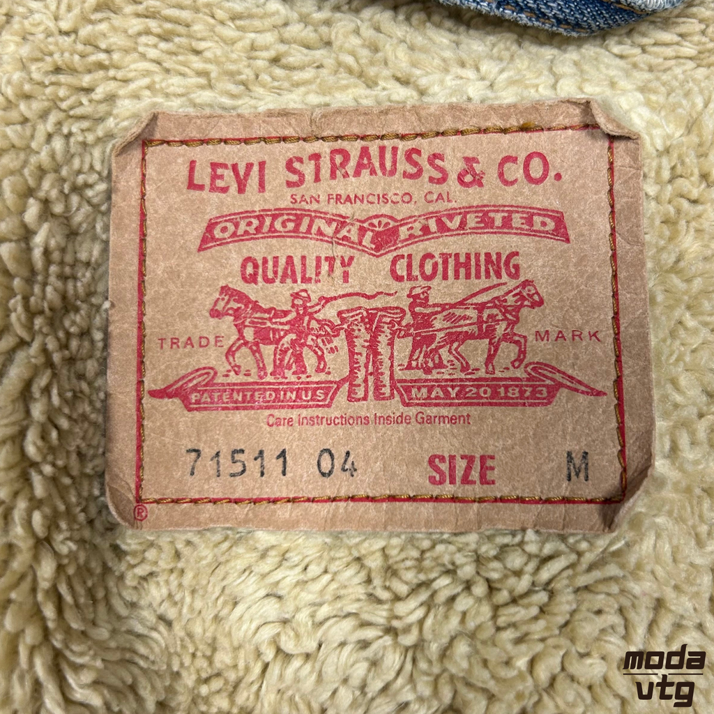 Vintage Y2K Levi’s Chore Jacket Blue Medium Denim Retro Unisex