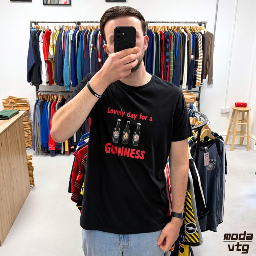 Vintage Y2K Guinness T-Shirt XL Retro Unisex Graphic