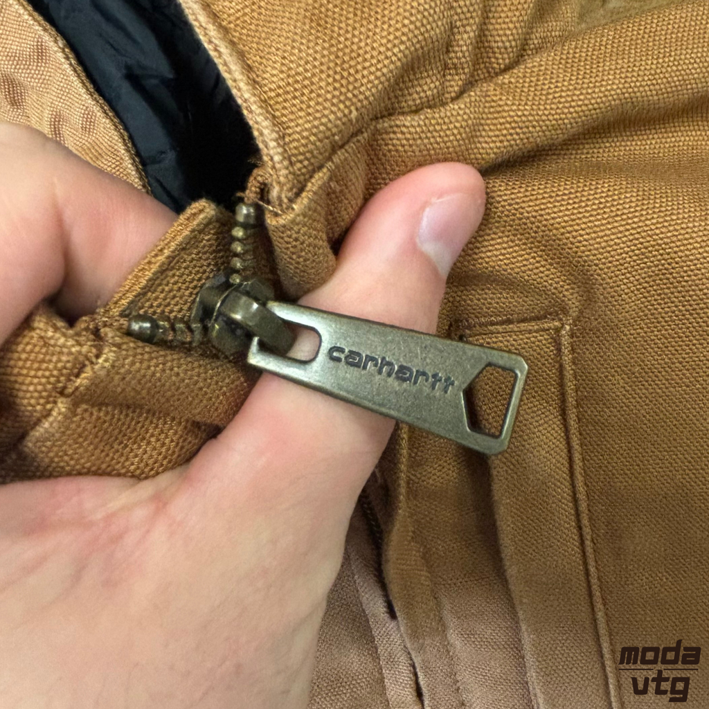 Y2K Carhartt Active Jacket Brown Medium Workwear