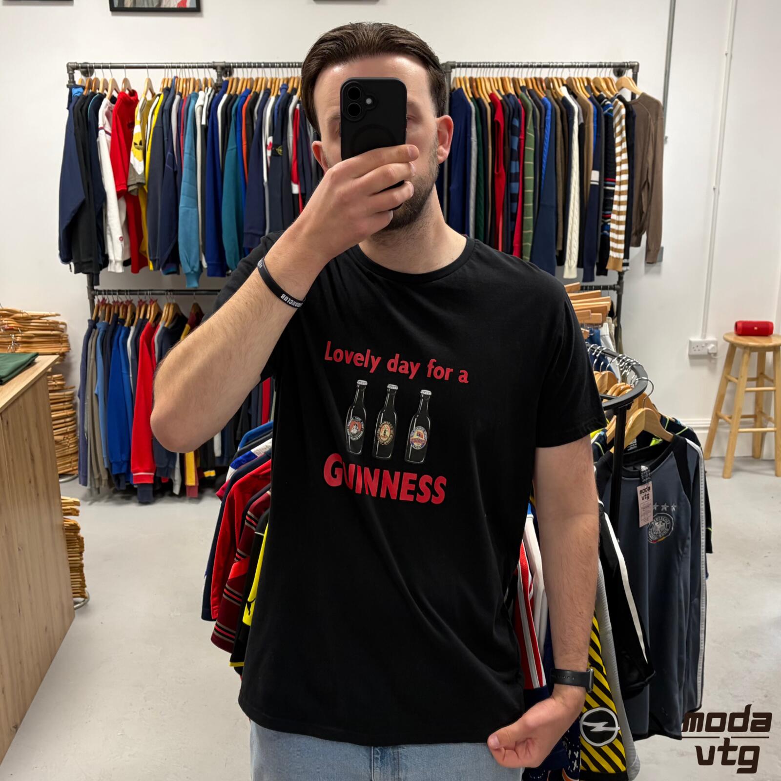 Vintage Y2K Guinness T-Shirt XL Retro Unisex Graphic