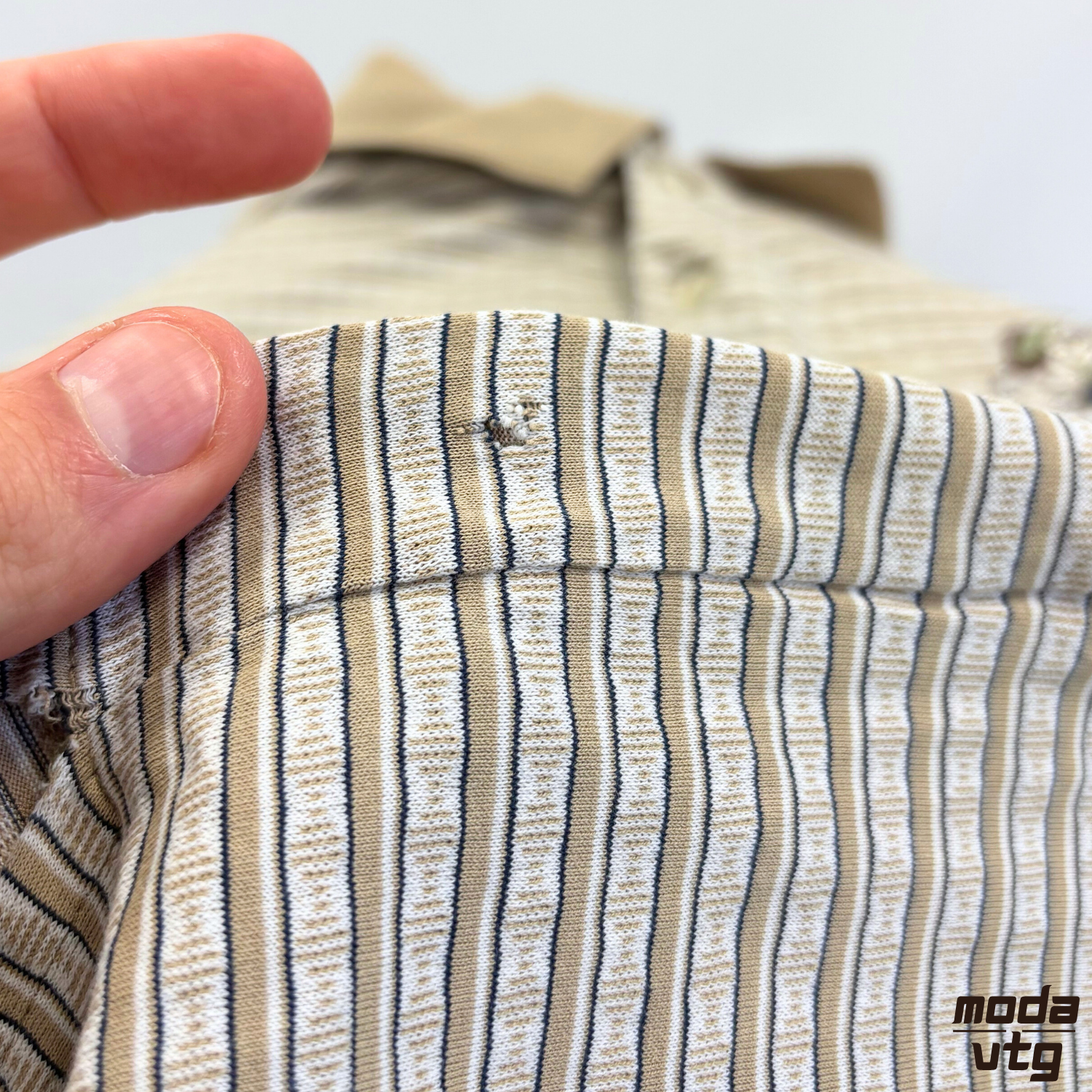 Vintage Y2K Nike Golf Disney Polo Beige XL Striped