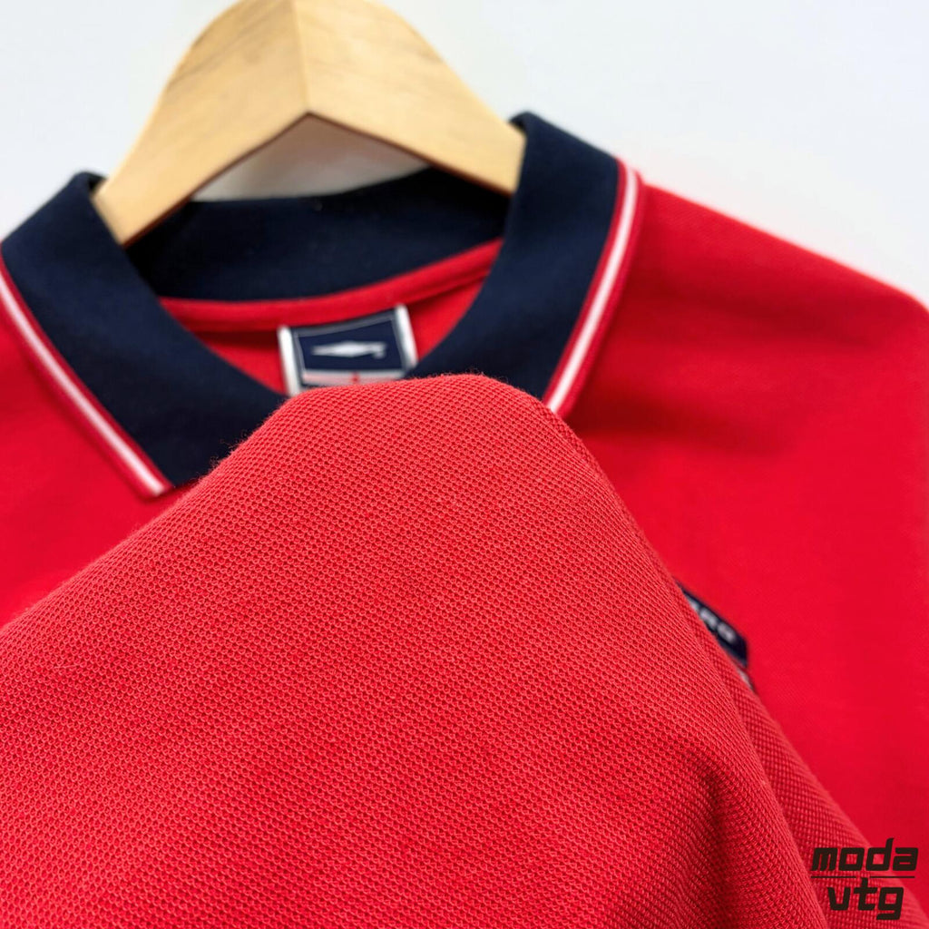 Vintage Y2K England Polo Red XL Retro Unisex Umbro