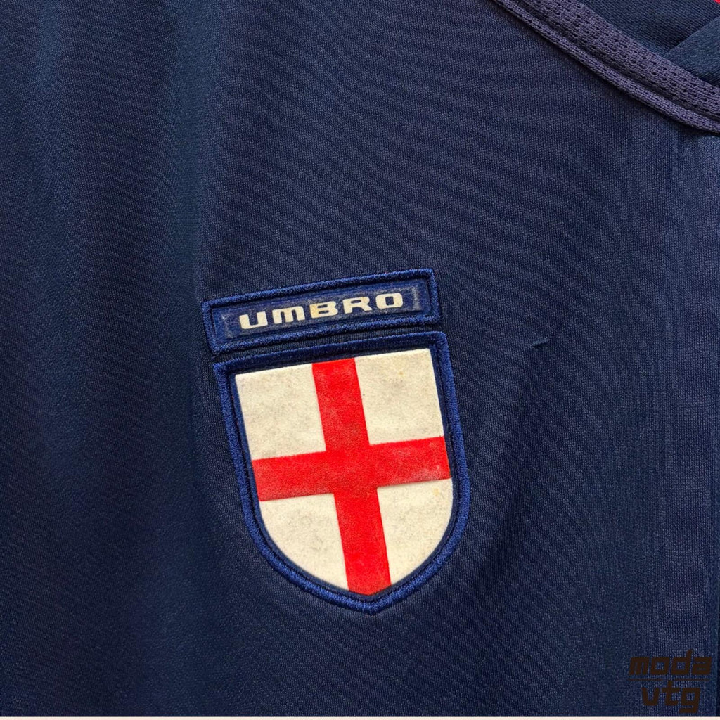 Vintage 2002/04 England Jersey Away Red Medium Retro Umbro Unisex Reversible