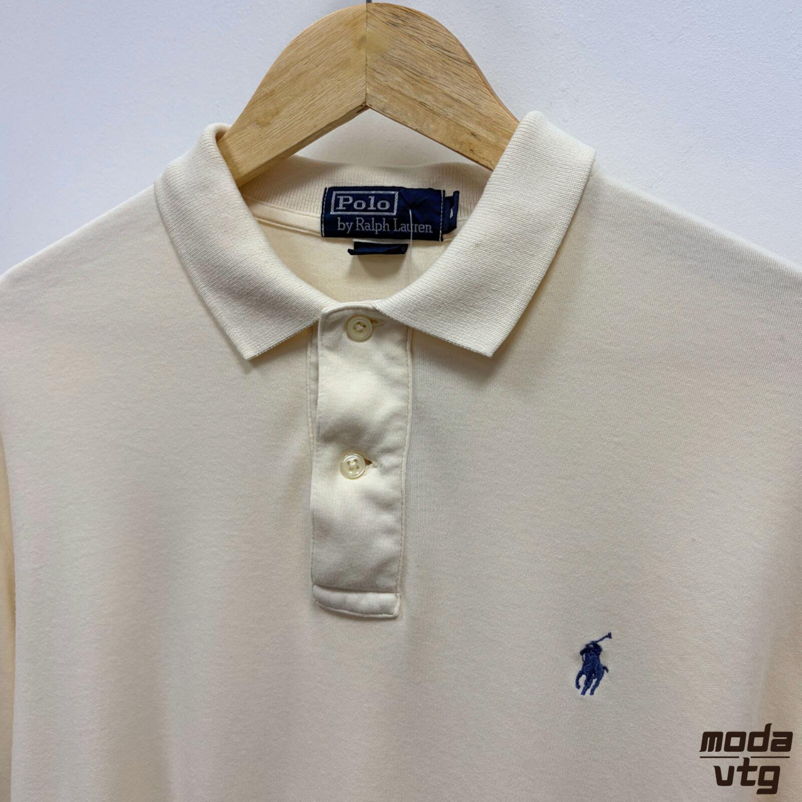 Vintage 90s Ralph Lauren Polo Beige Large Retro Unisex