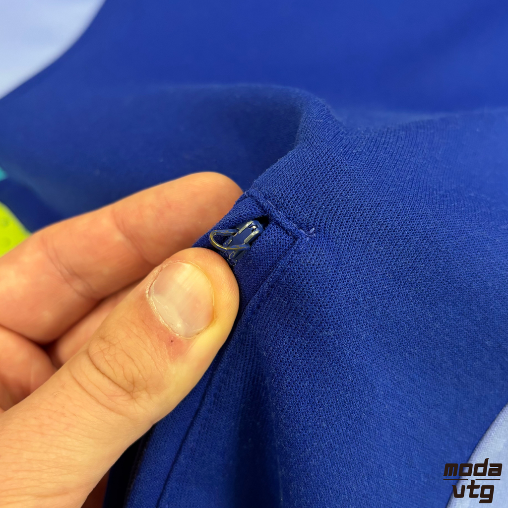 Vintage 80s Adidas Track Jacket Purple Large Retro