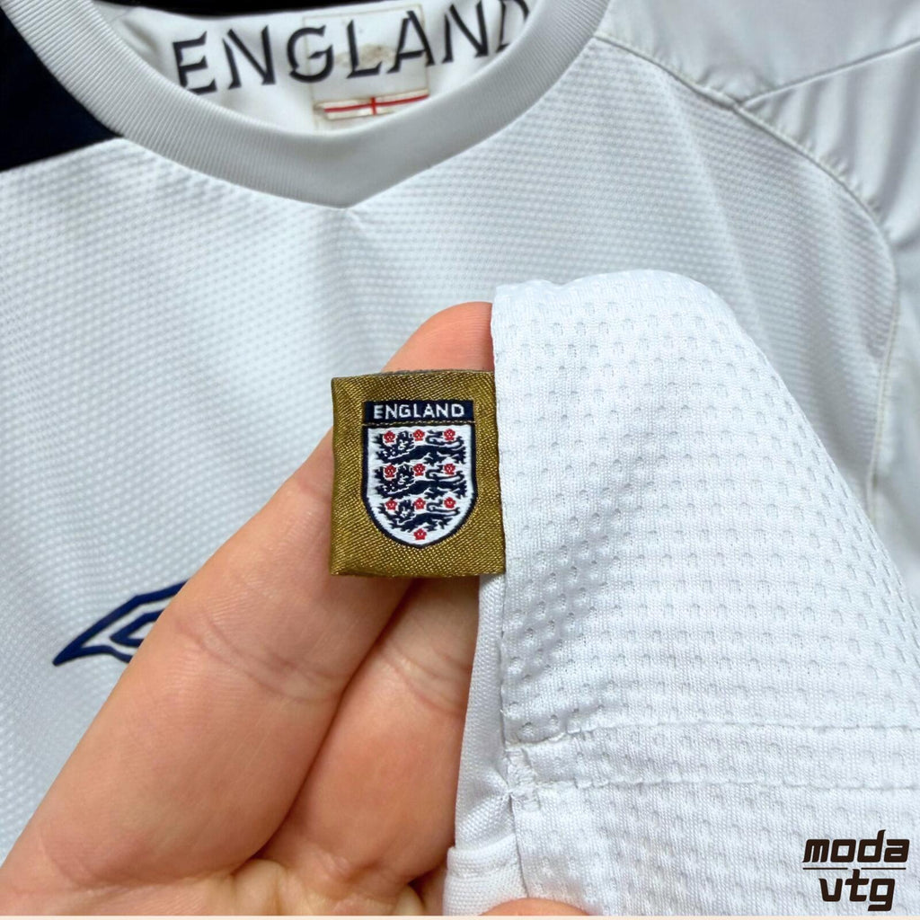 Vintage Y2K England Jersey White Large Retro Unisex Umbro World Cup