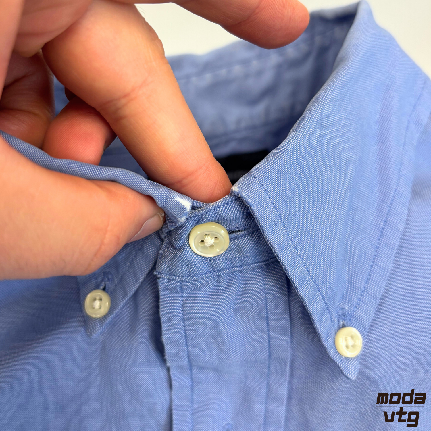 Vintage 90s Ralph Lauren Shirt Blue XL Yarmouth Cotton