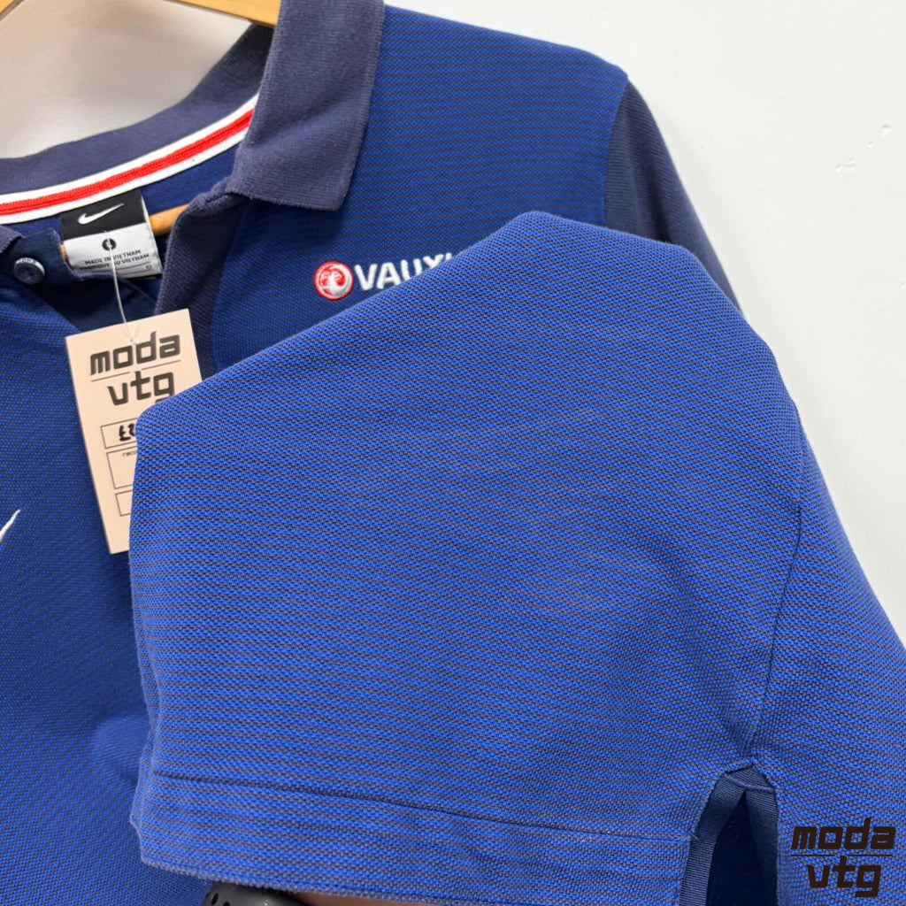 Vintage 2015/16 England Polo Navy Large Retro Nike Unisex