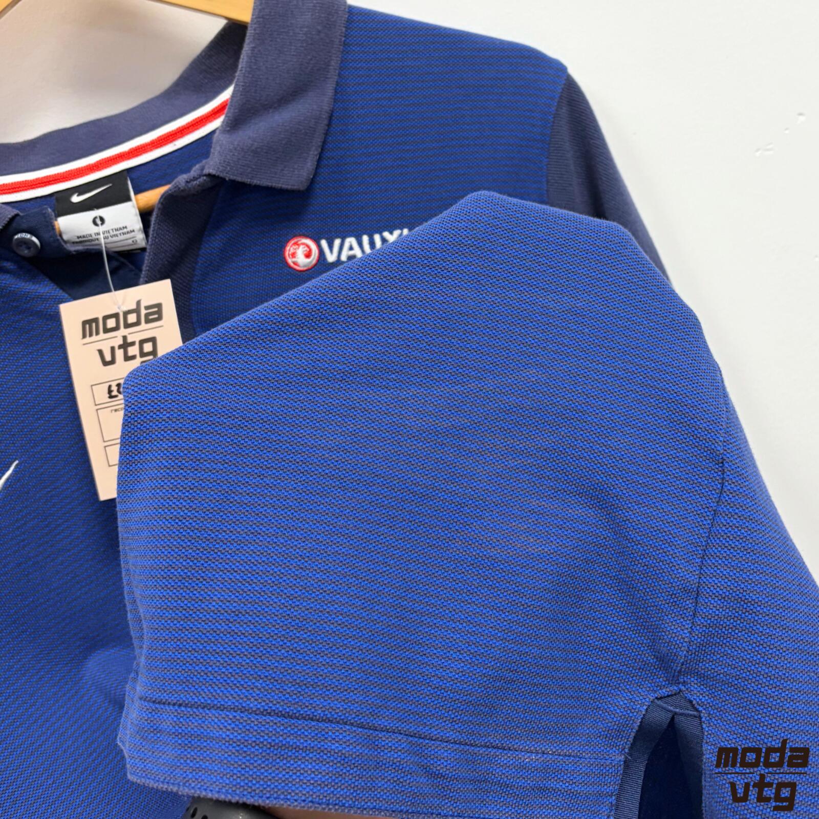Vintage 2015/16 England Polo Navy Large Retro Nike Unisex