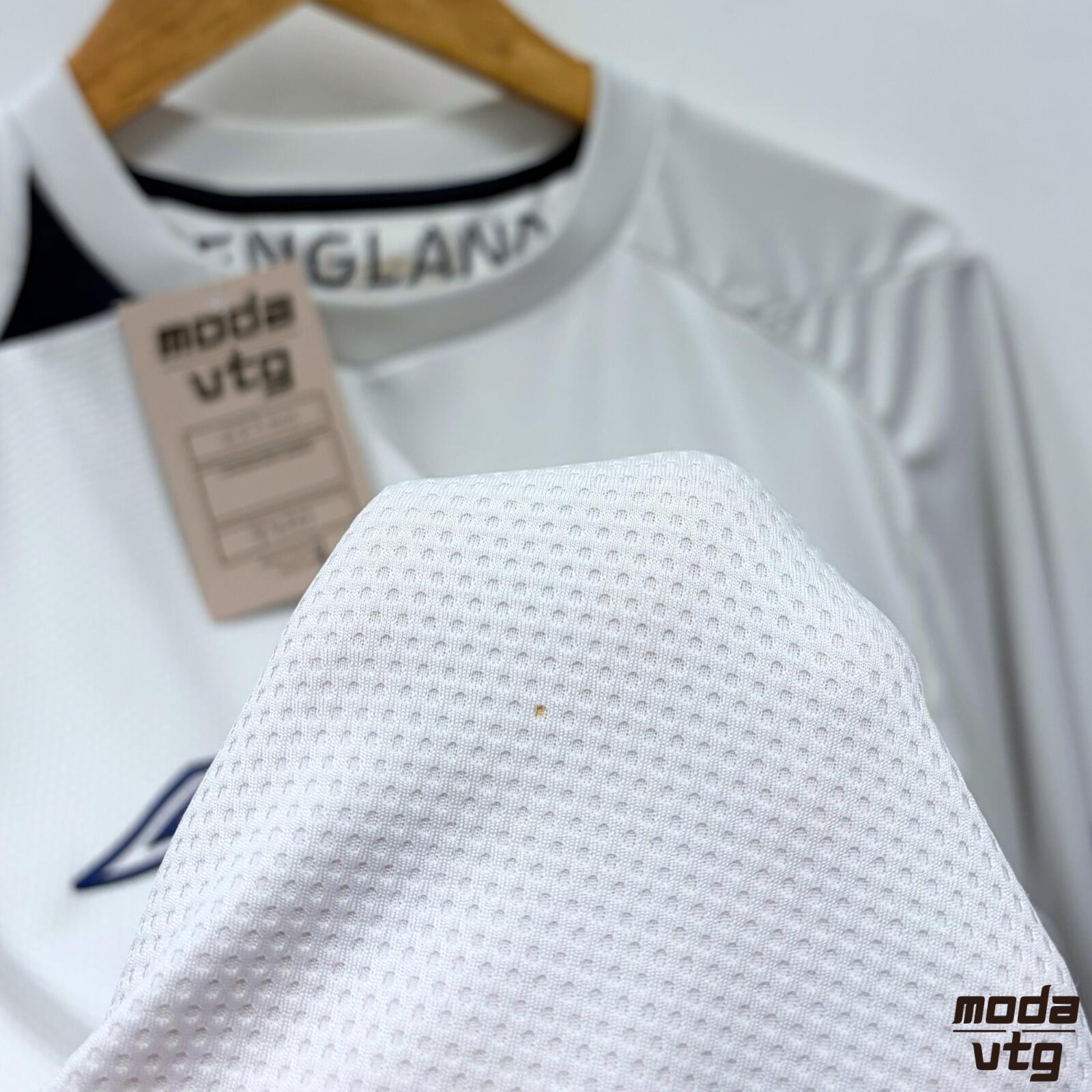 Vintage Y2K England Jersey White Large Retro Unisex Umbro World Cup