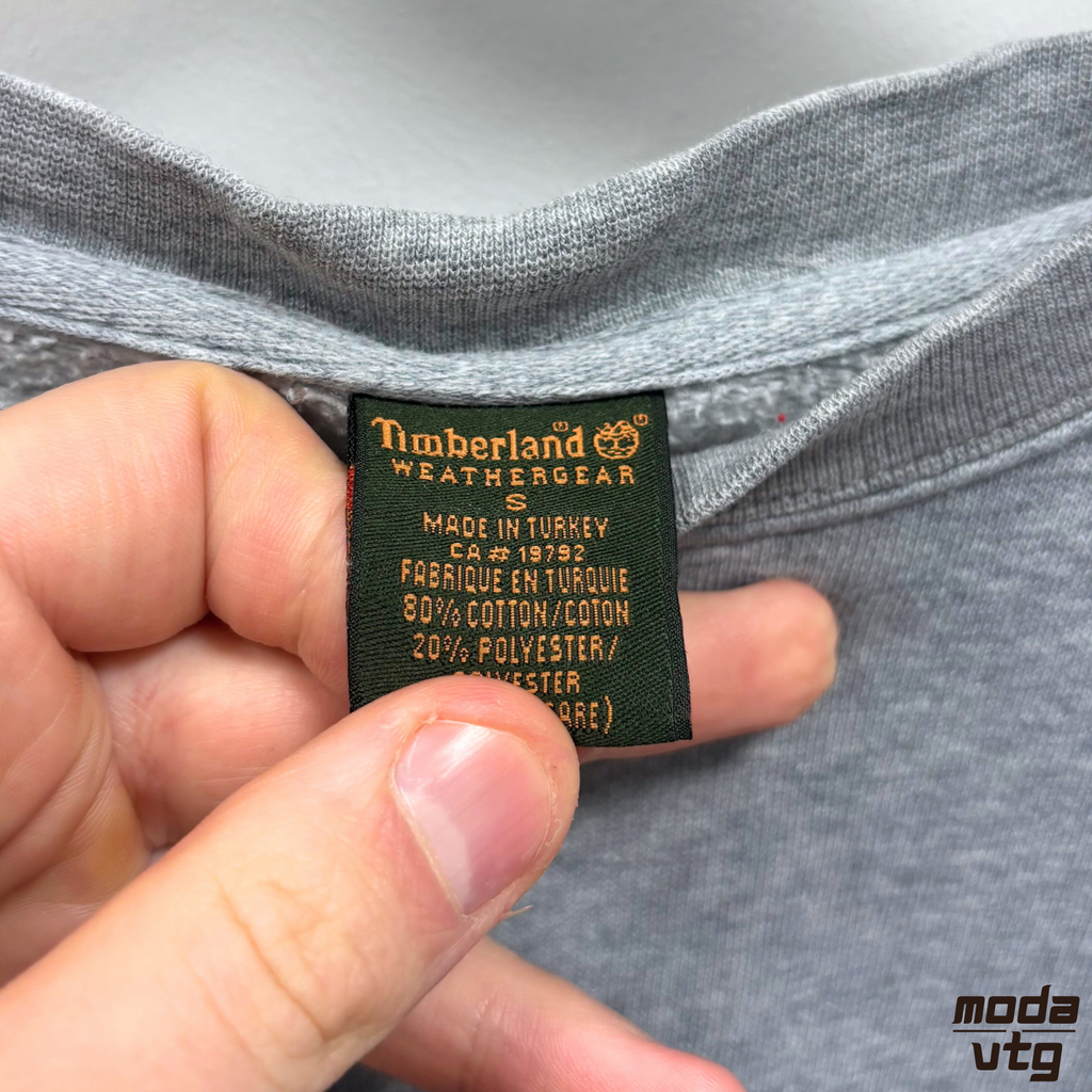 Vintage 90s Timberland Sweatshirt Grey Small Crewneck Retro