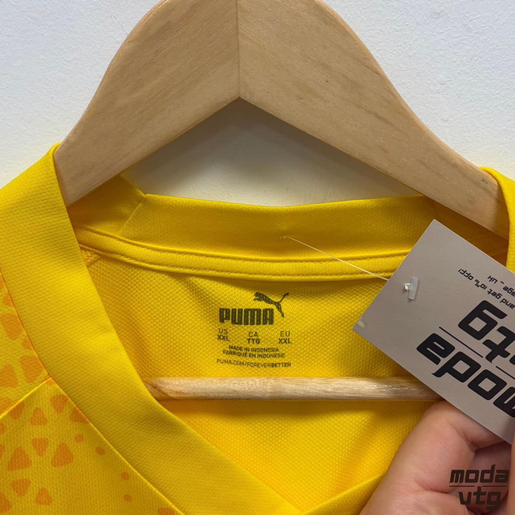 Y2K 23/24 Borussia Dortmund Jersey Yellow XXL Training Retro Puma