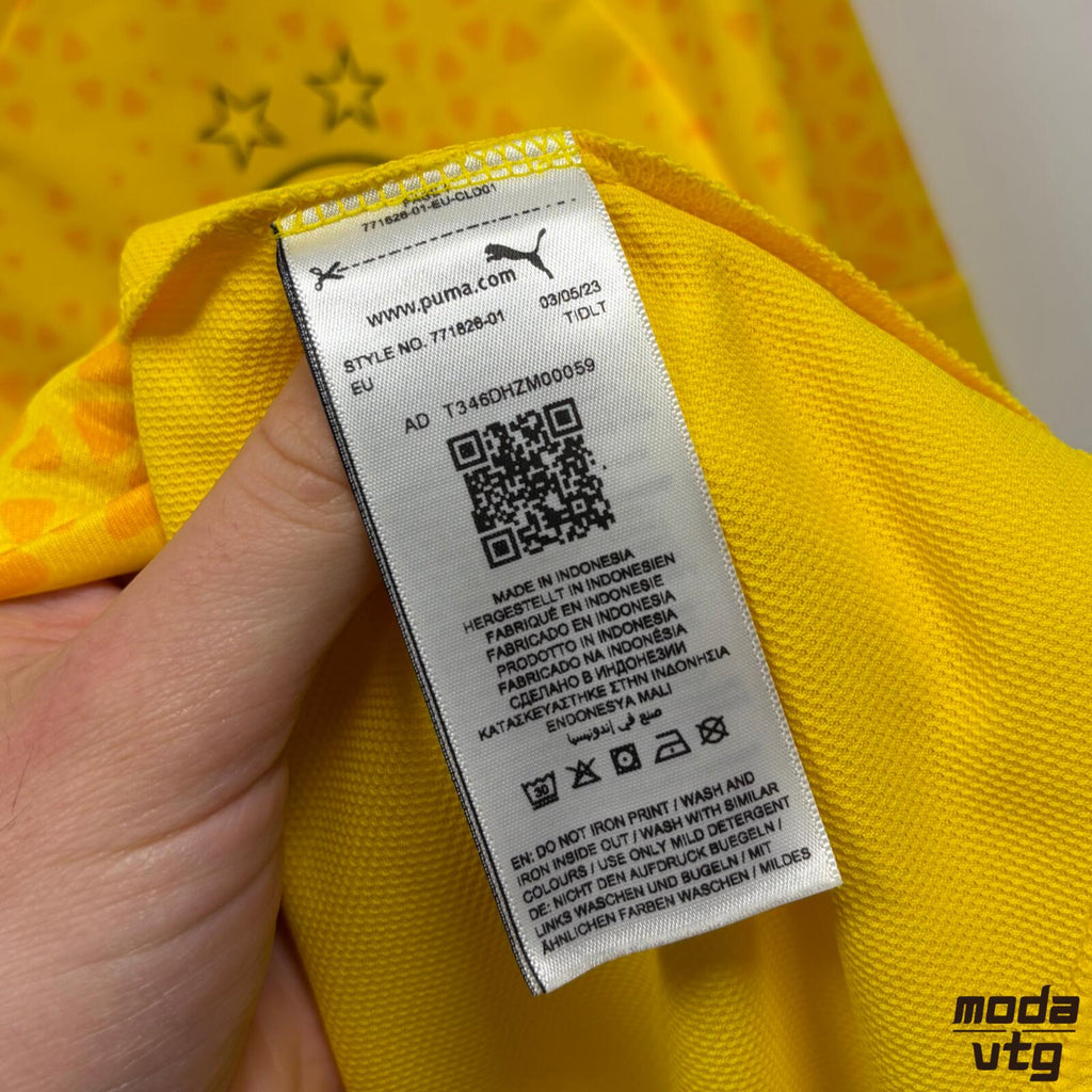 Y2K 23/24 Borussia Dortmund Jersey Yellow XXL Training Retro Puma