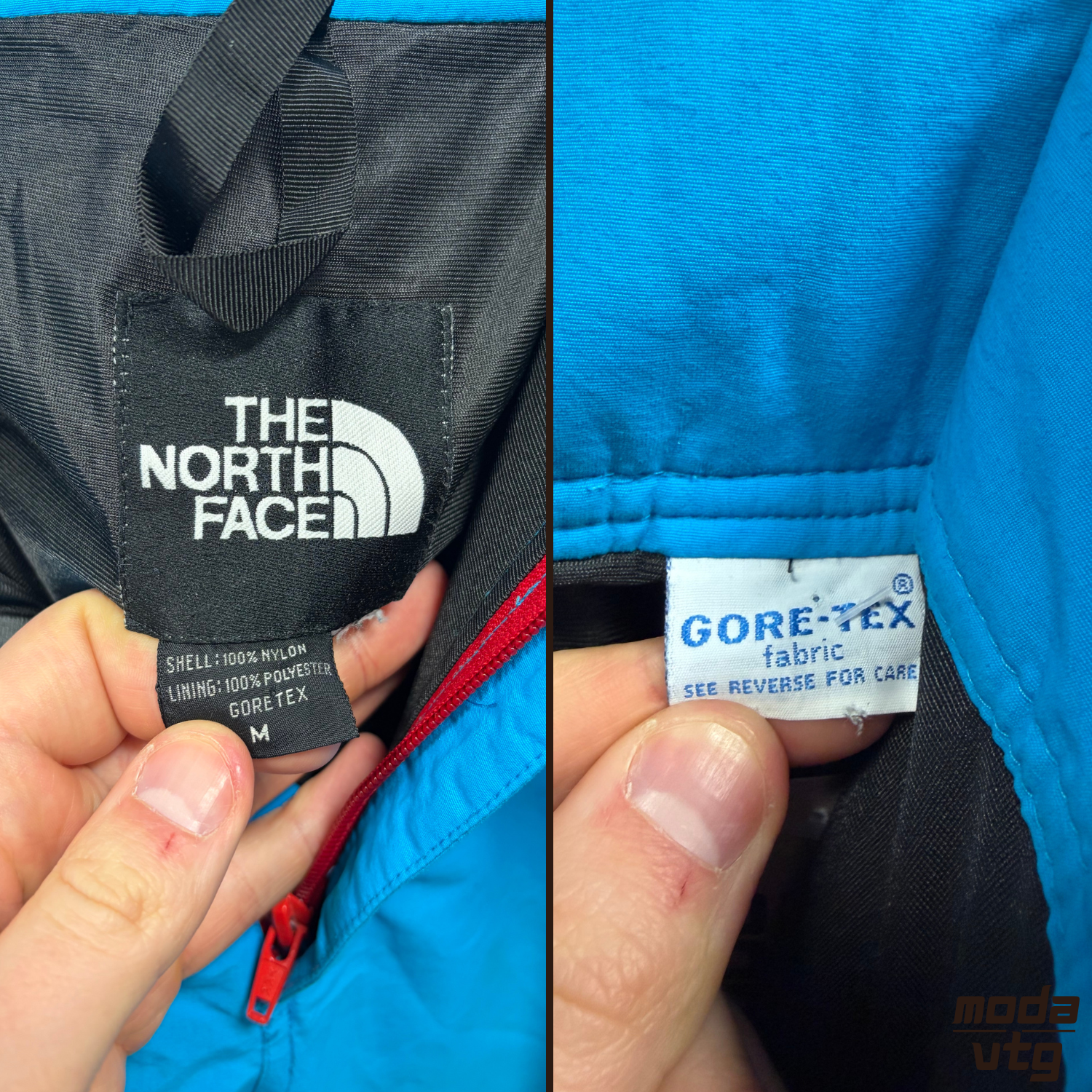 Vintage 90s The North Face Ski Trousers Blue Medium Goretex Vertical Skiing