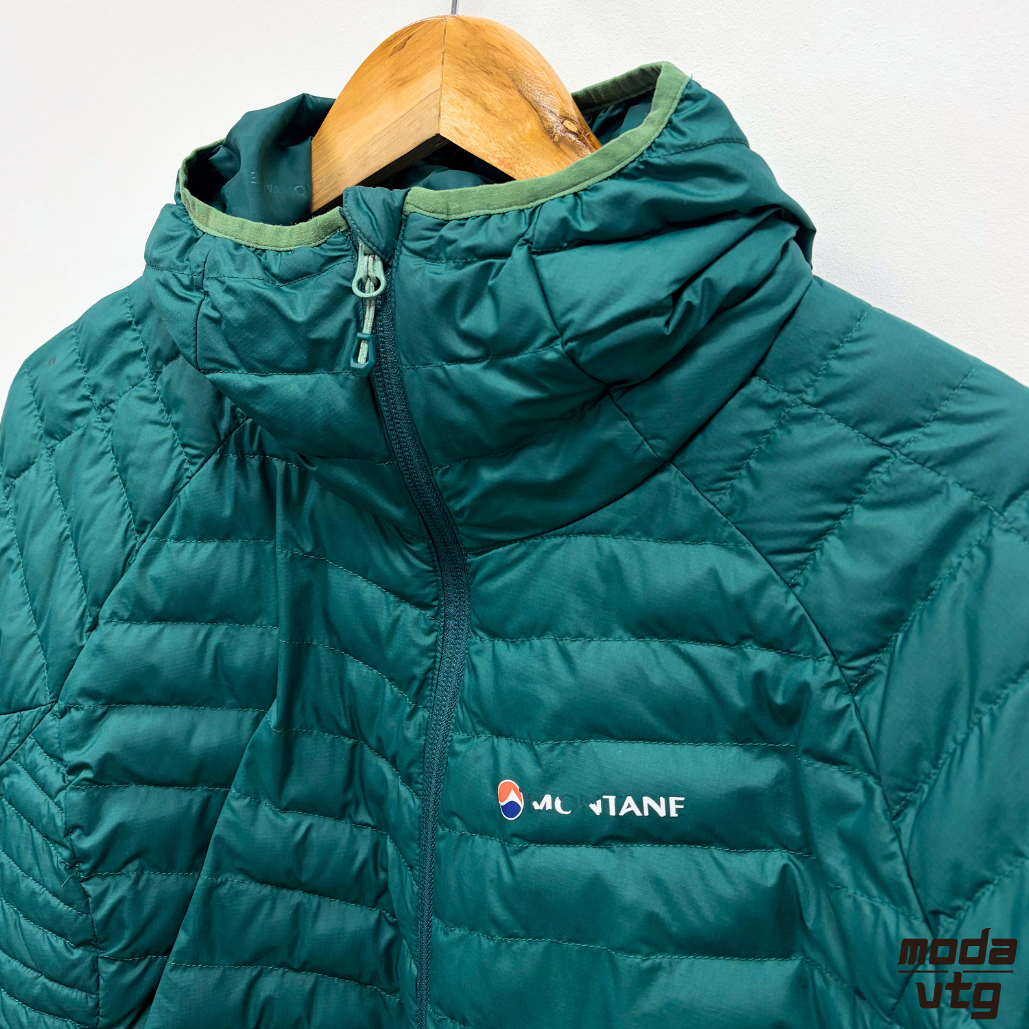 Vintage Y2K Montane Puffer Coat Green Women’s XL Gorpcore Winter Walking
