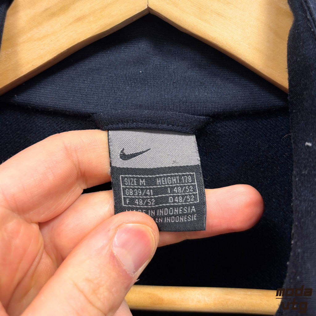 Vintage Y2K Nike Track Jacket Navy Large Retro