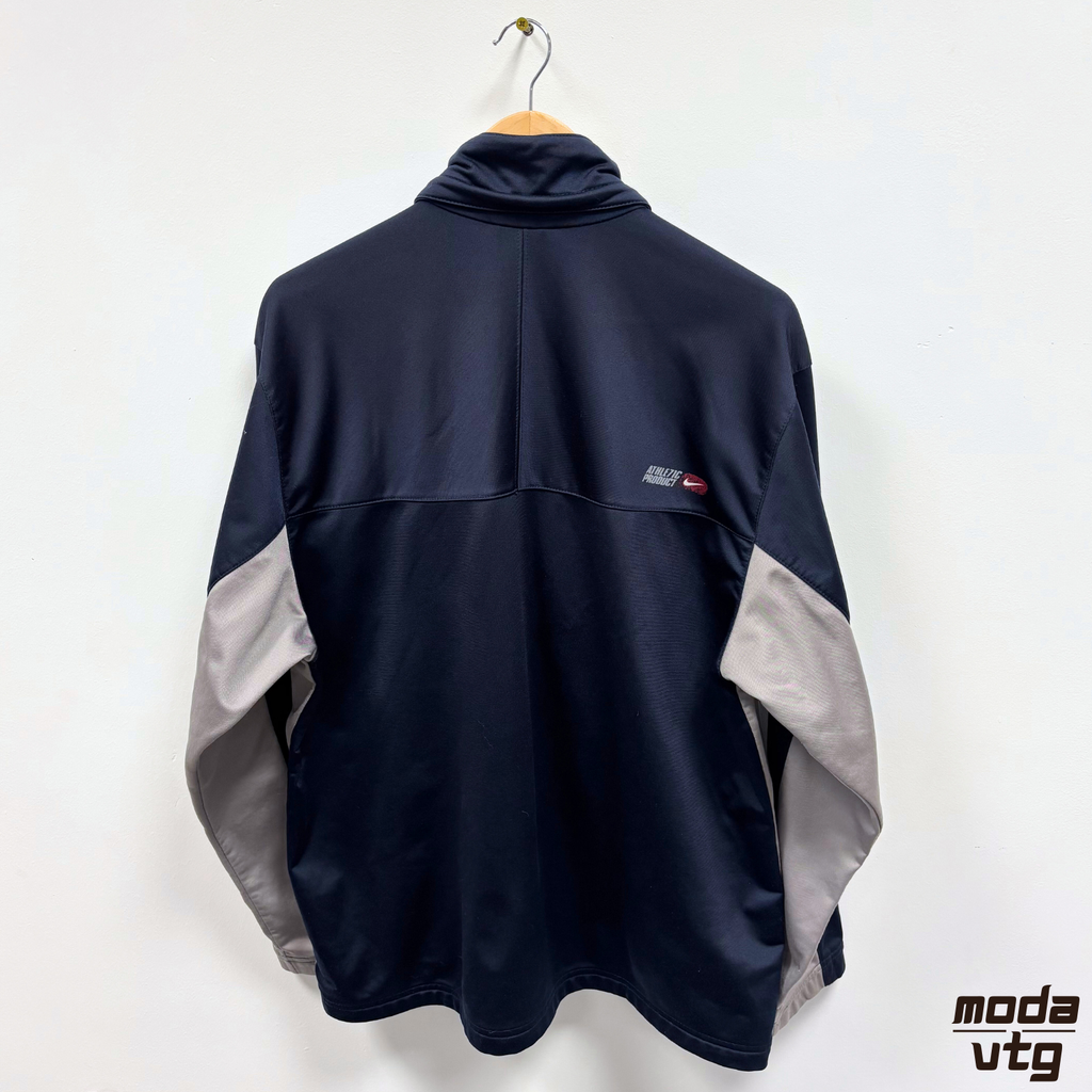 Vintage Y2K Nike Track Jacket Navy Large Retro