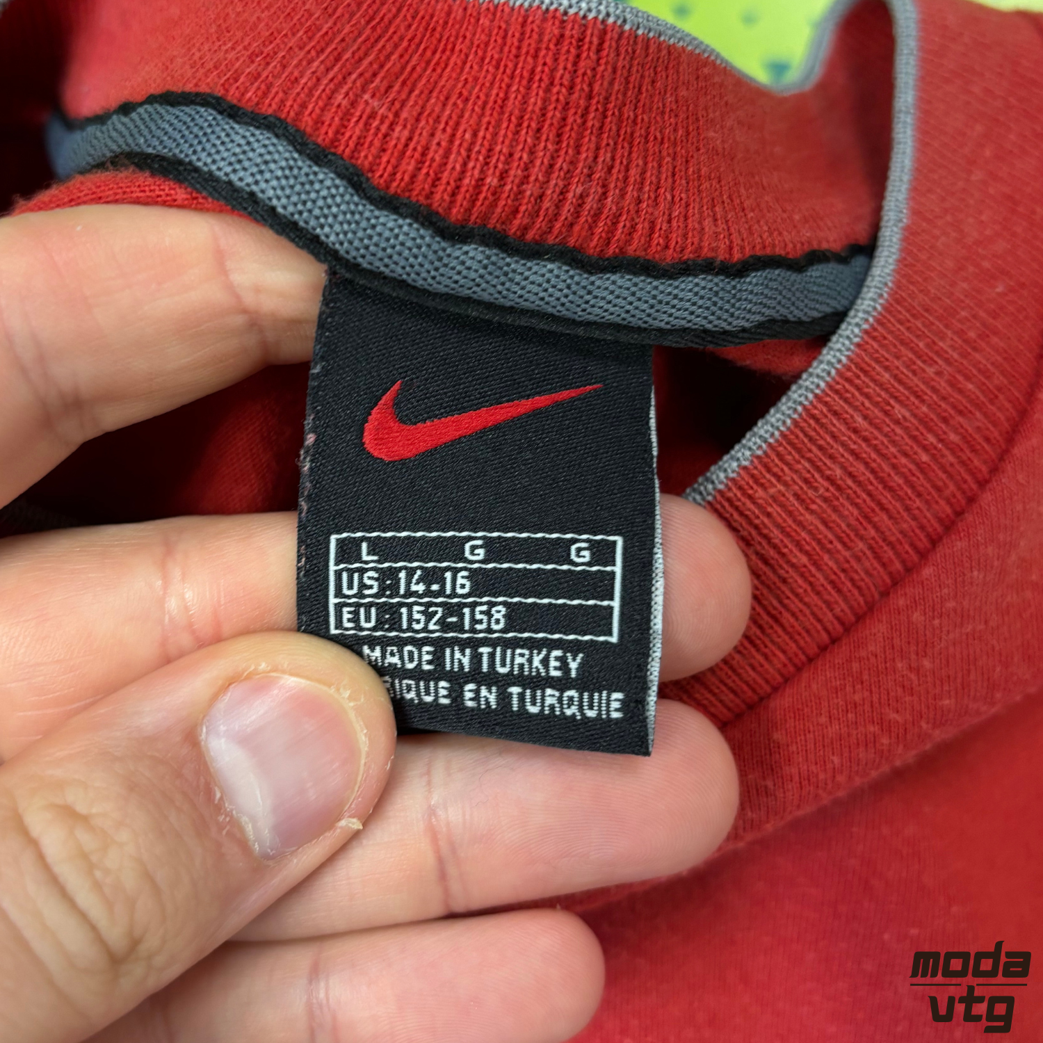 Vintage 90s Nike T-Shirt Red XS Swoosh