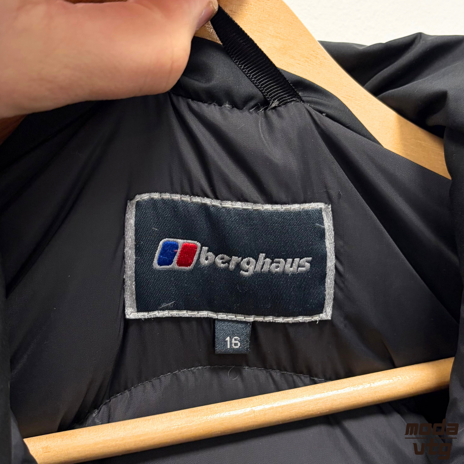 Vintage Y2K Berghaus Puffer Coat Black Women’s Large Winter