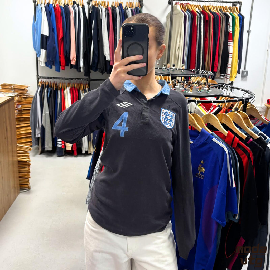 Vintage 2011/12 England Jersey Navy Small Umbro Retro Unisex Away Steven Gerrard
