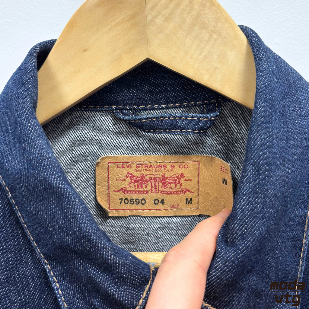 Vintage Y2K Levi’s Denim Jacket Navy Women’s Small