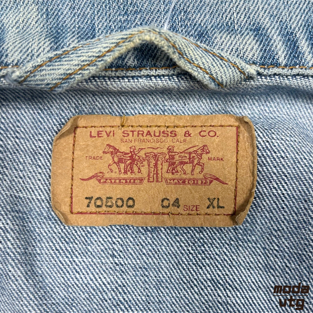 Vintage Y2K Levi’s Denim Jacket Blue Medium Retro Unisex Trucker