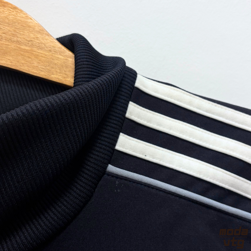 Vintage Y2K Adidas Track Jacket Navy Large Retro Unisex