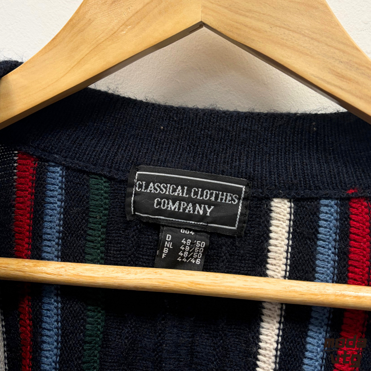 Vintage 90s Coogi Style Cardigan Large Knitted Multicoloured Retro Unisex
