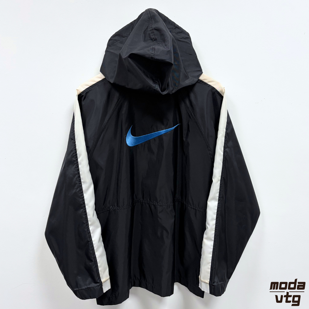 Vintage 90s Nike Track Jacket Black Medium Retro Unisex