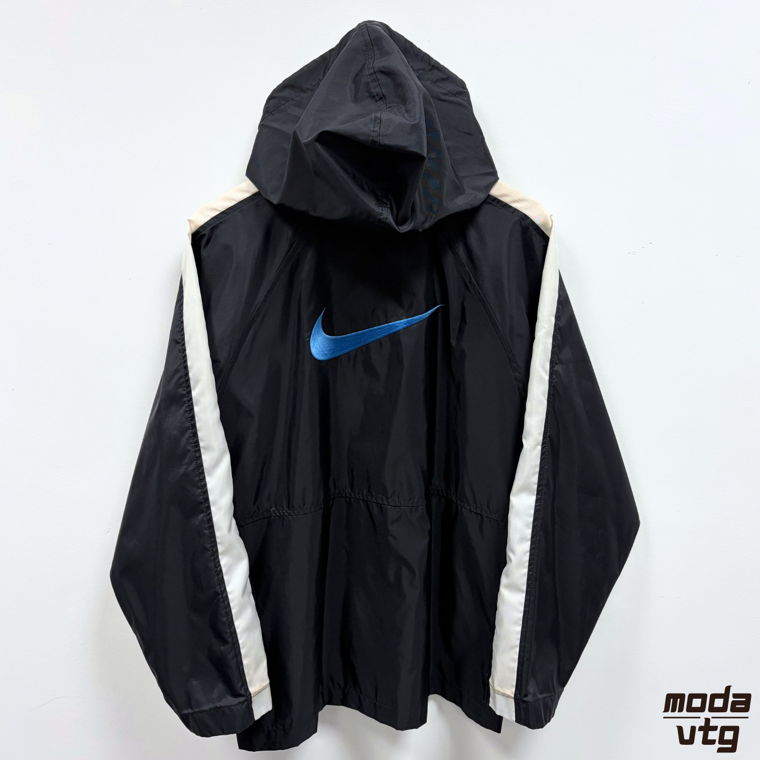 Vintage 90s Nike Track Jacket Black Medium Retro Unisex