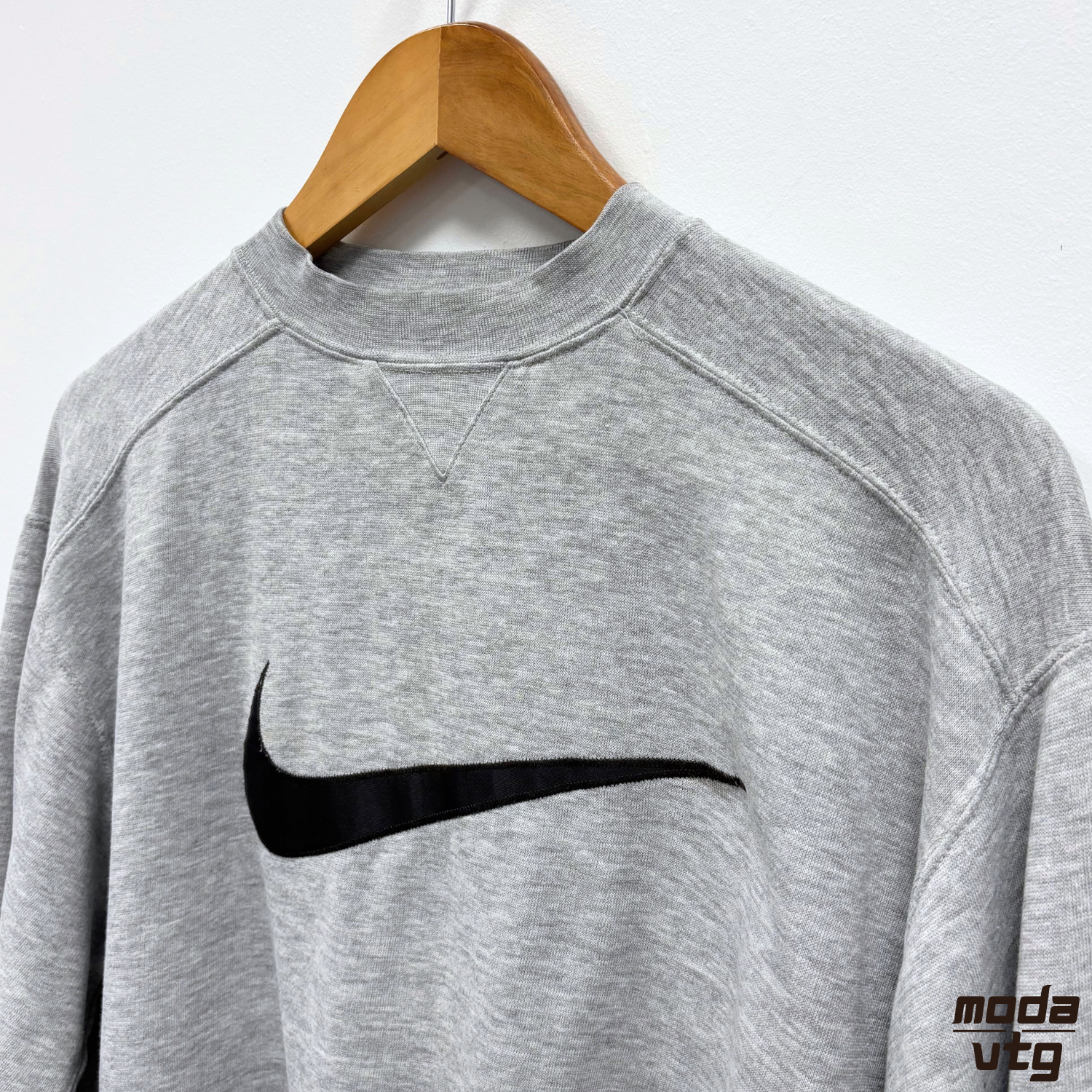 Vintage 90s Nike Sweatshirt Grey XS Crewneck