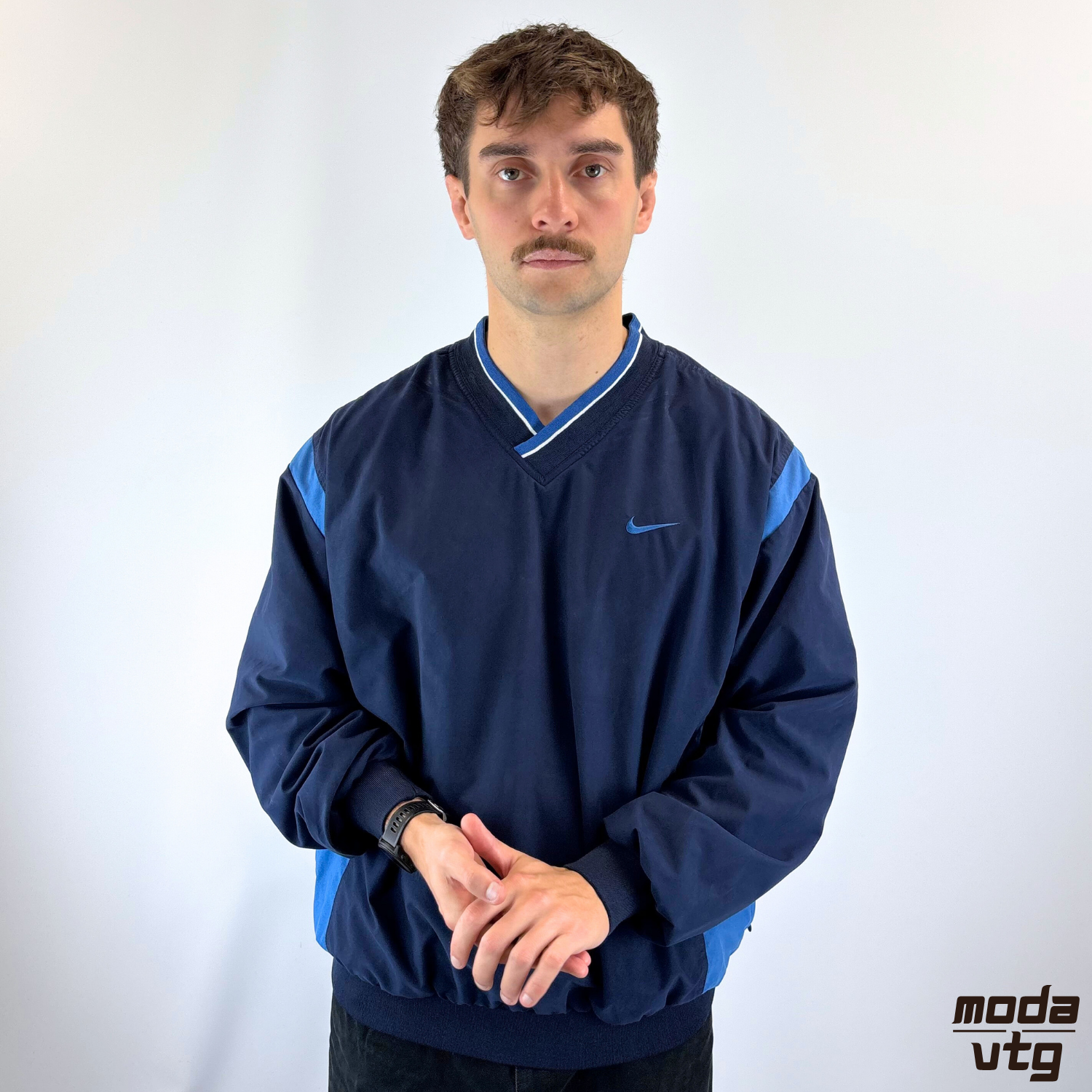 Vintage Y2K Nike Golf Windbreaker Navy XL Pullover