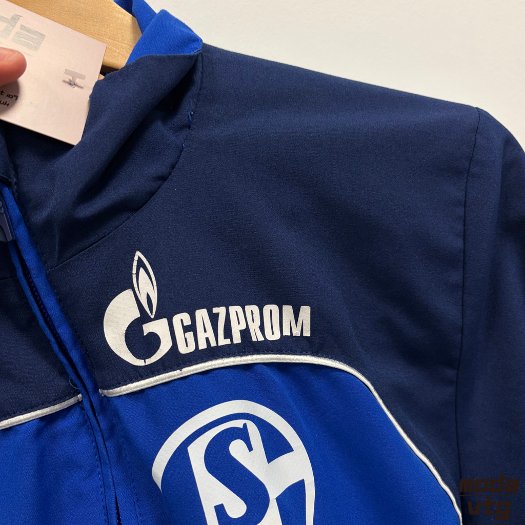 Vintage Y2K Schalke Track Jacket Blue Small Unisex Retro Adidas