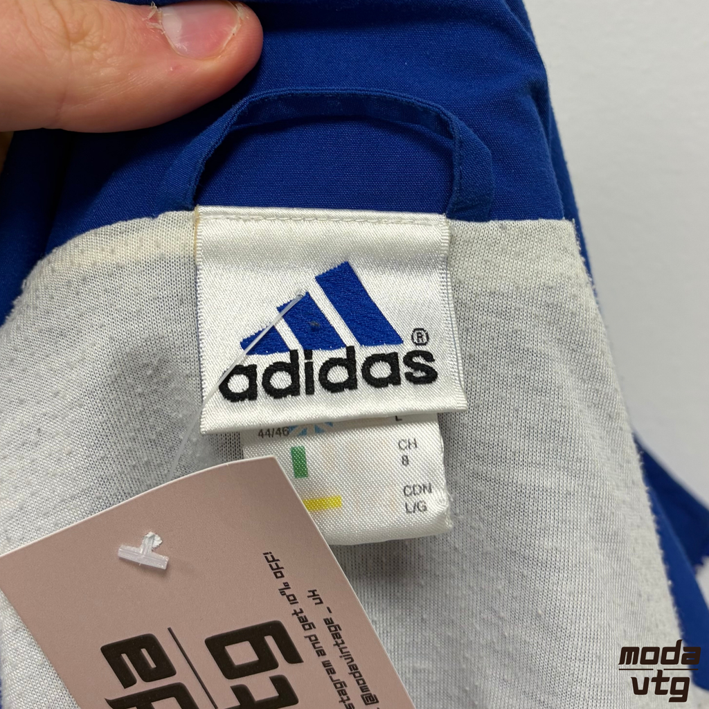 Vintage 90s Adidas Track Jacket Blue XL Retro Unisex